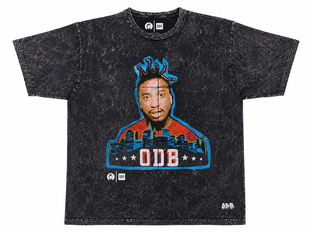 Rock The Bells ODB Wu-Tang Clan Acid Wash Graphic T Shirt Mens M NWT